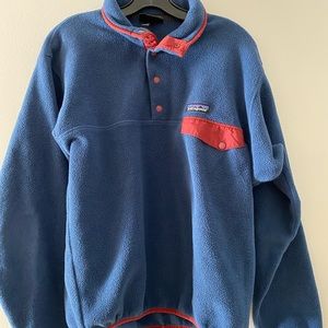 Patagonia Blue and Red Synchilla Fleece